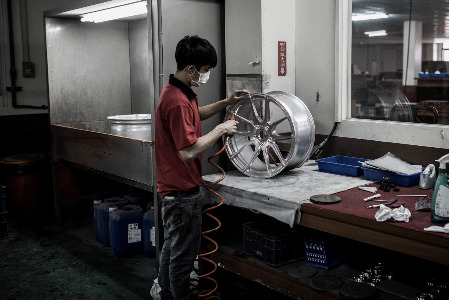 BC Forged wheels povrchové úpravy